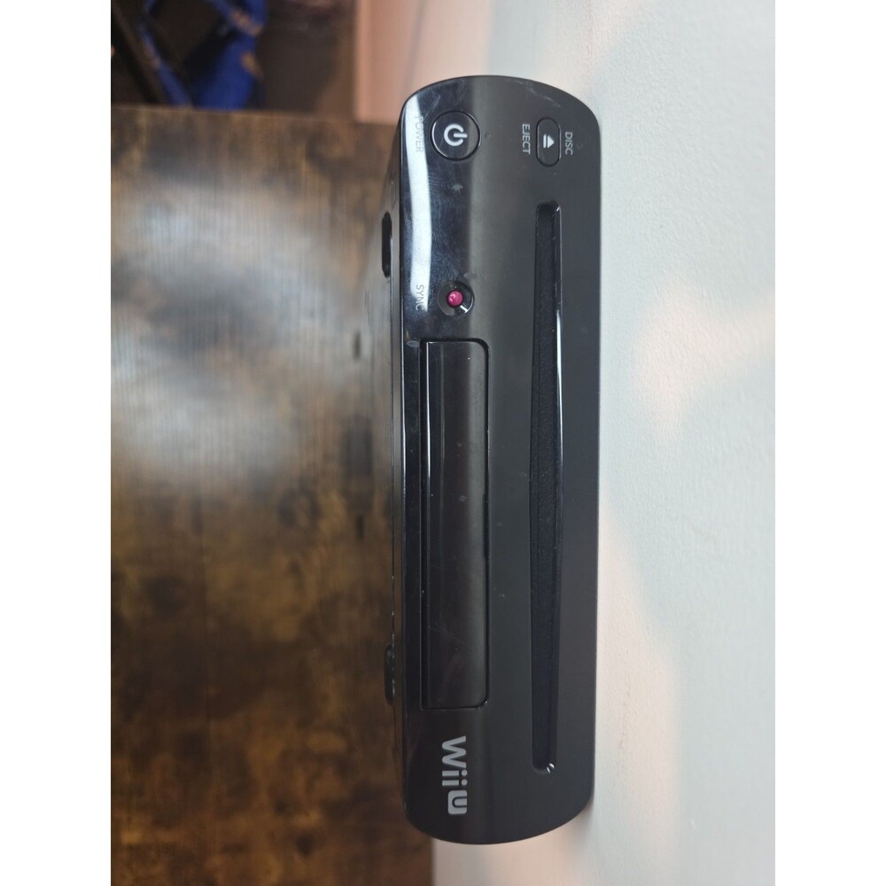 Nintendo Wii U Console 32 GB Black WUP-101(02) For Parts or Repair, Untested